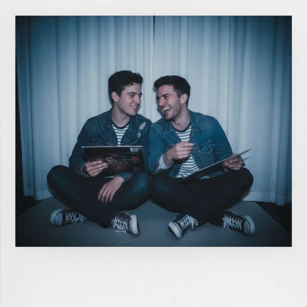 Film camera effect with vintage colors