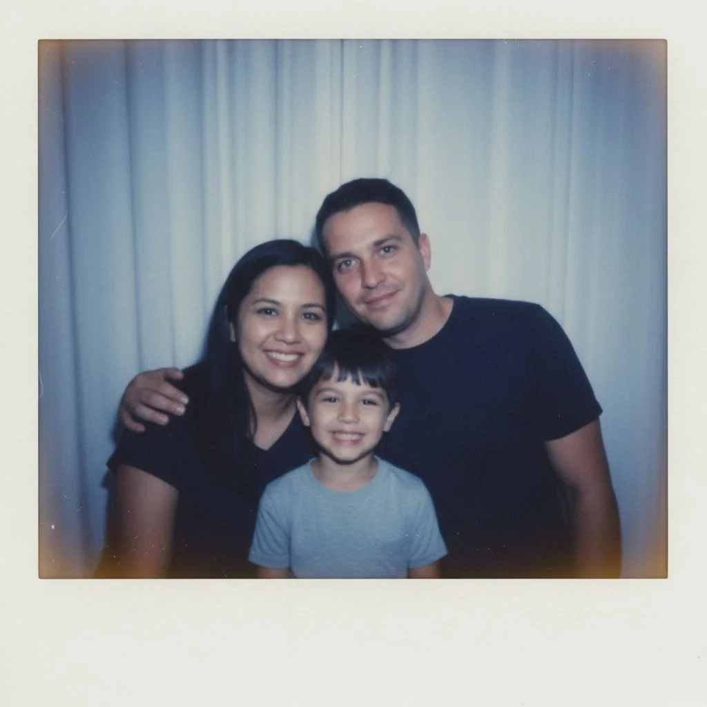 instant photo frame generator - portrait example