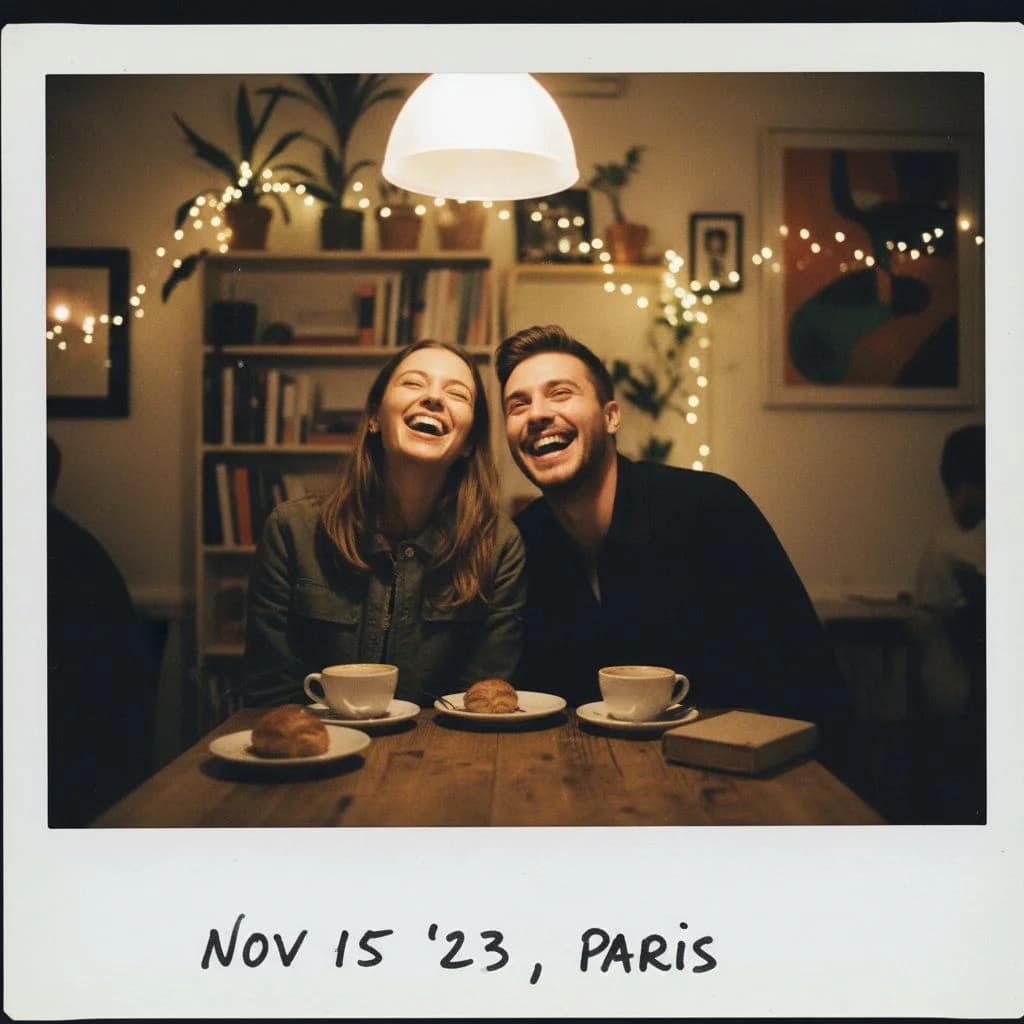 Couple photo with vintage effect