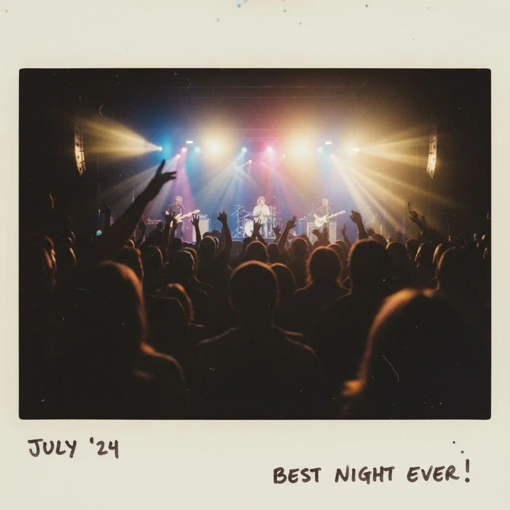 Instant film effect photo