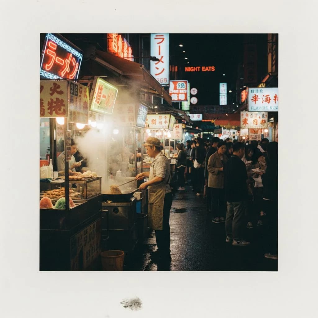 Instant film photo showcase