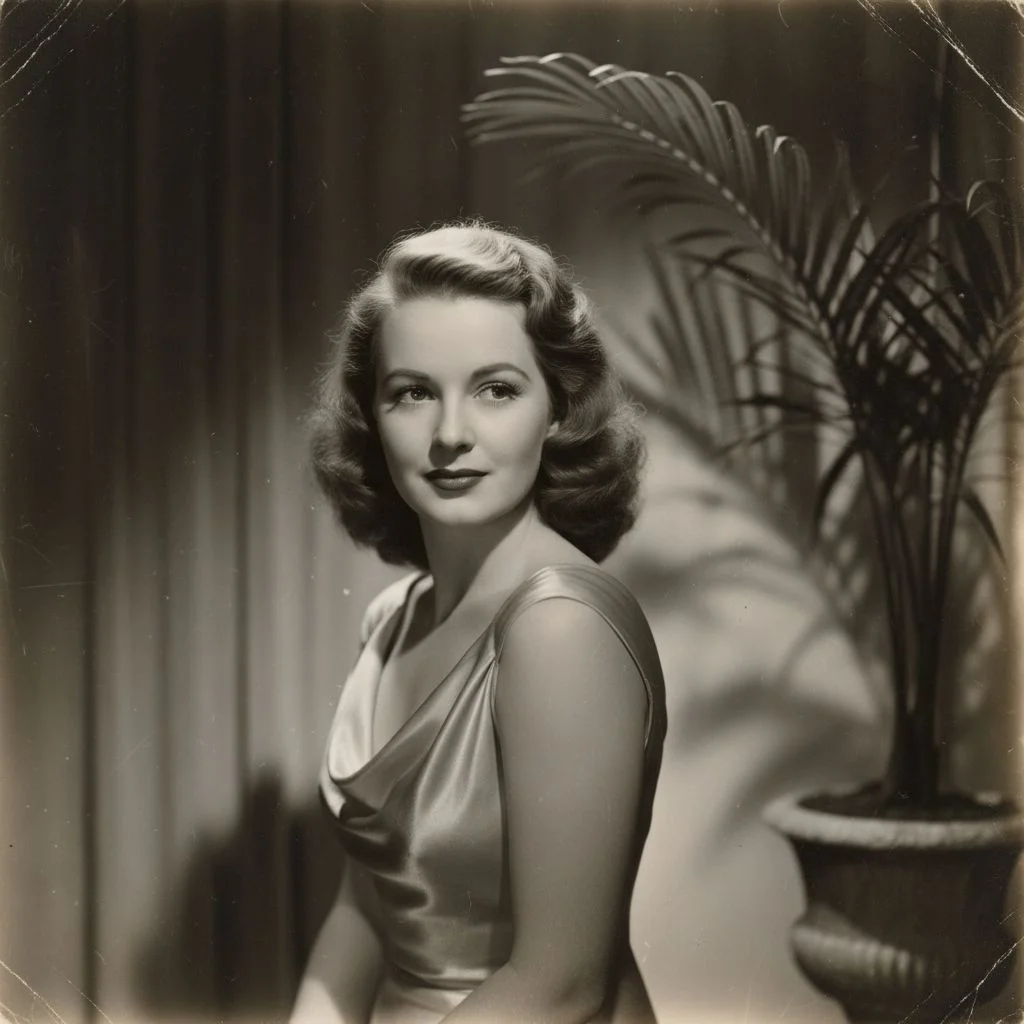 AI vintage portrait photo