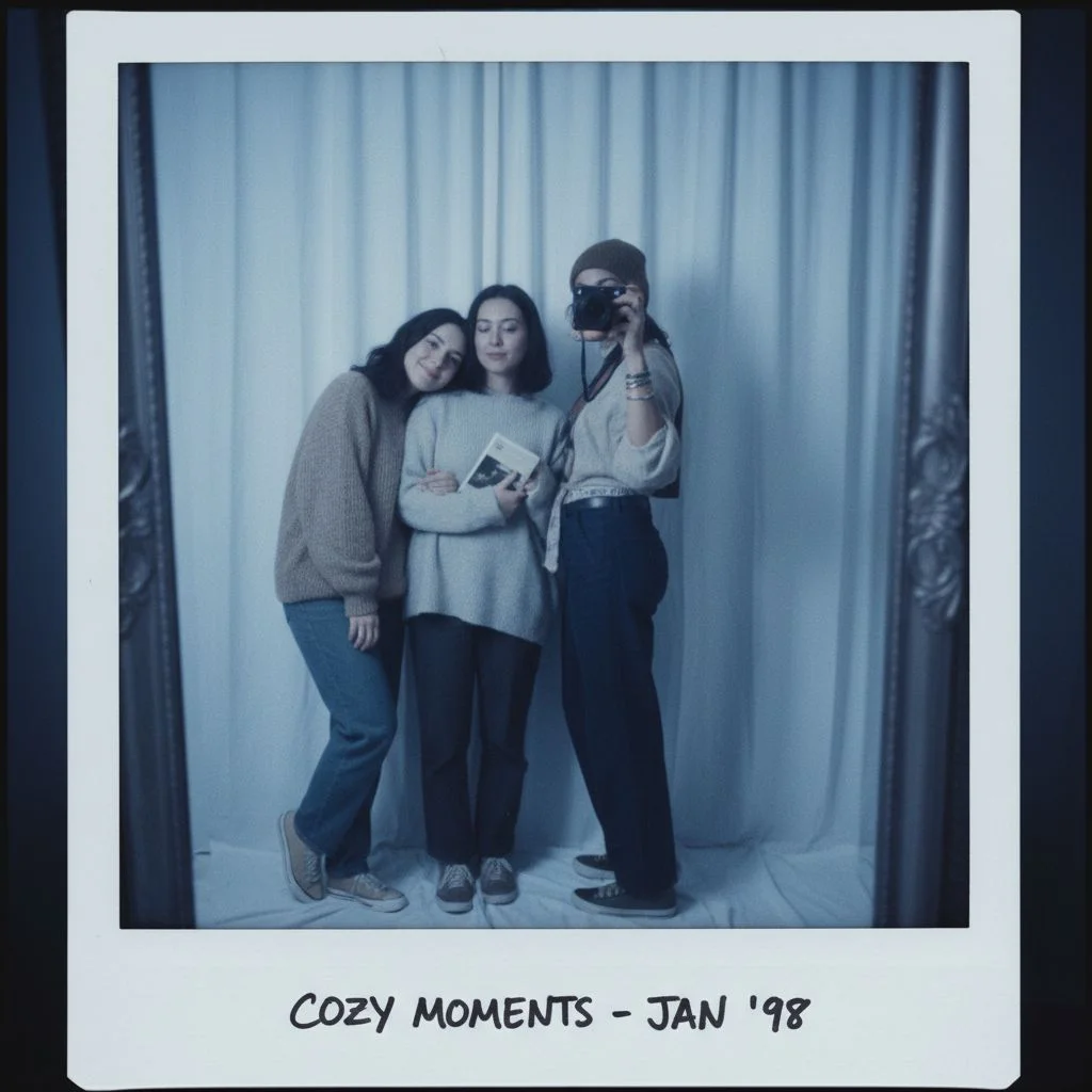 ai polaroid style photo generator - portrait example