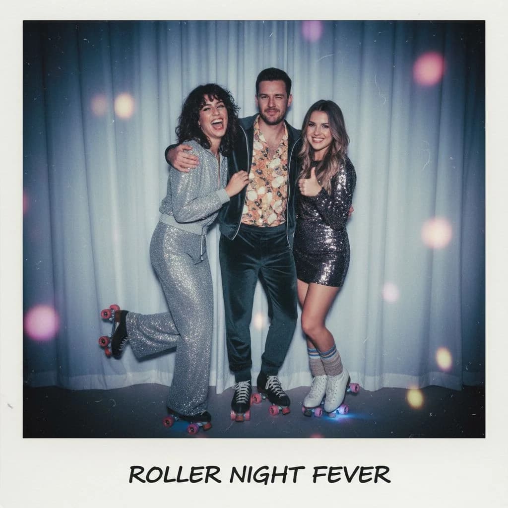 80s style retro photo