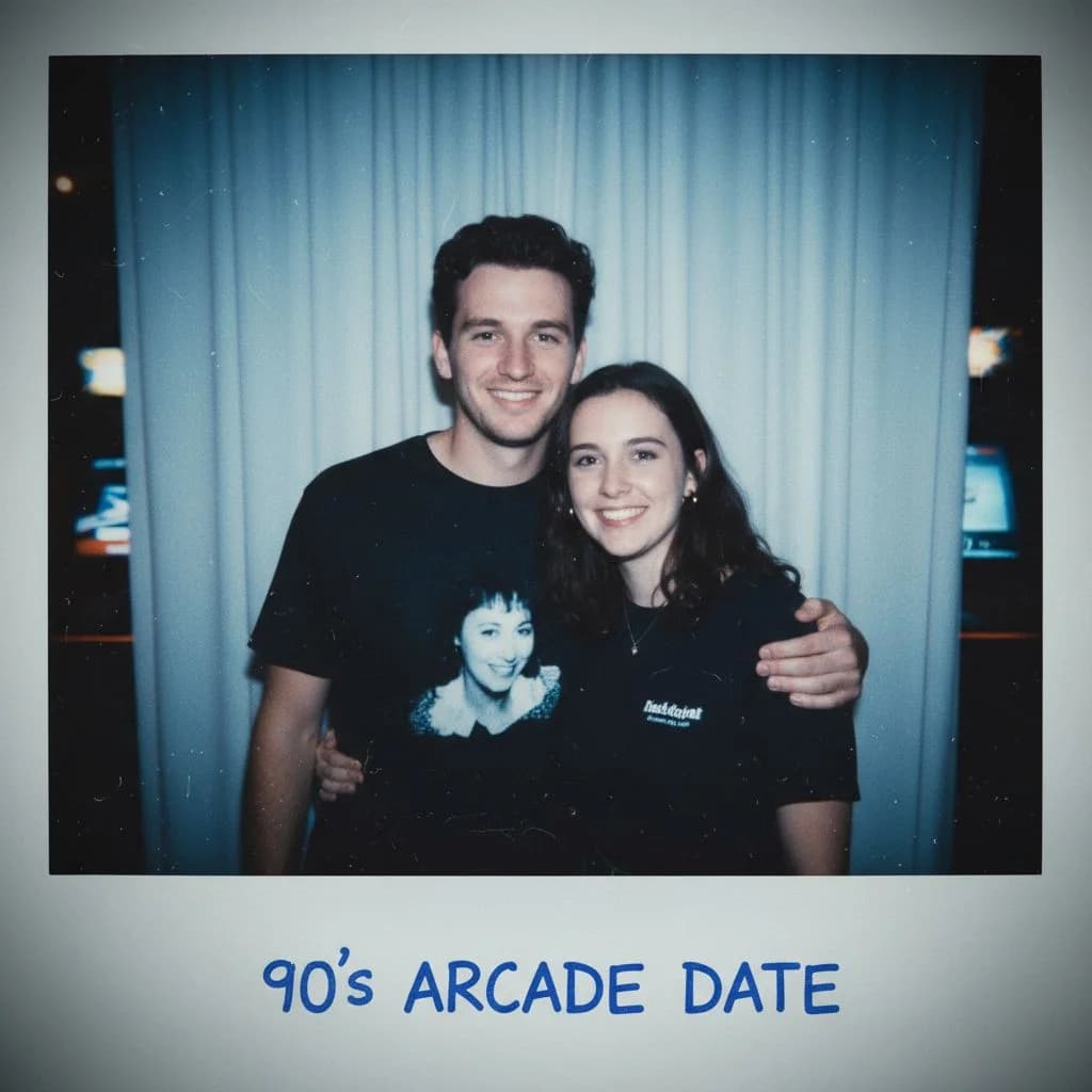 70s retro photo effect