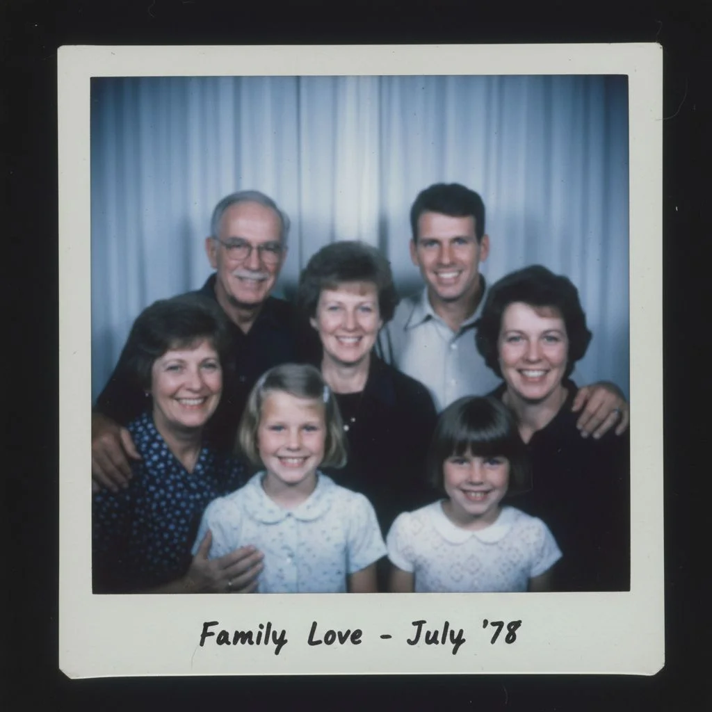 Aged vintage photo style